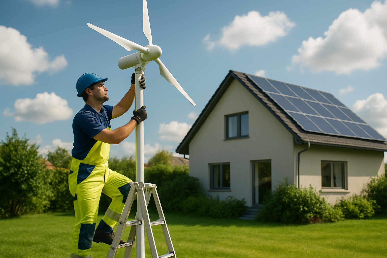 Küçük rüzgar türbini